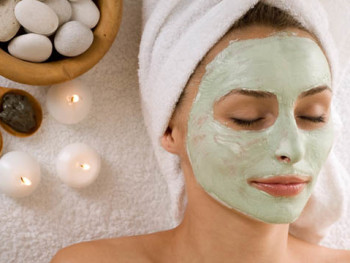 Spa Facial Mask. Dayspa