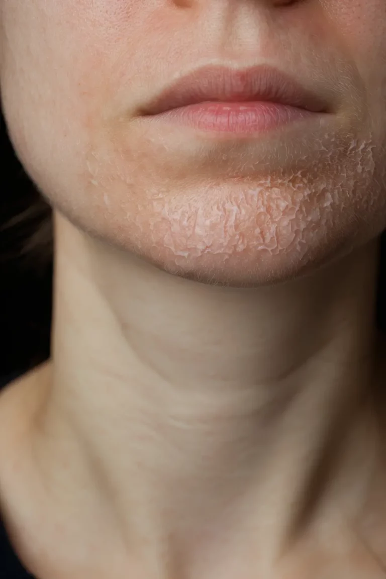 Chin Skin Needs Hydration and Moisture