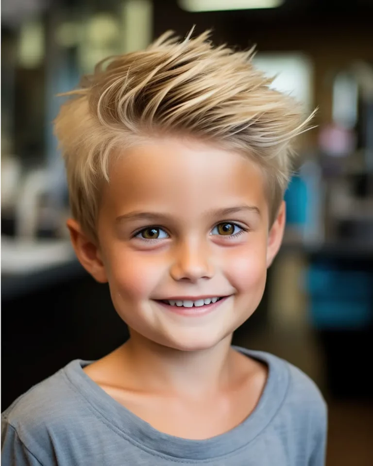 Young Man With a Fresh New Haircut Style